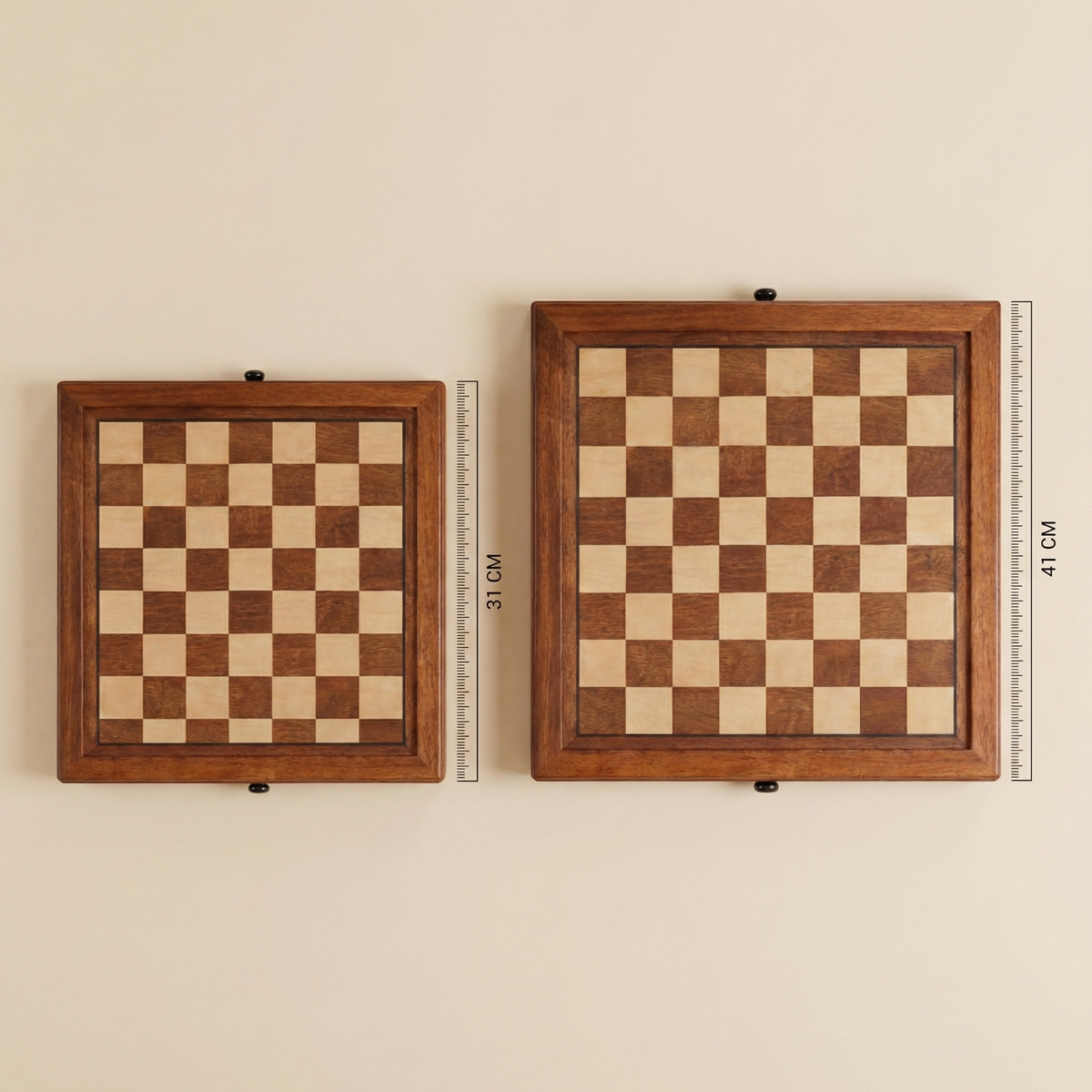 Magnetic Maple Chess Set with Drawers